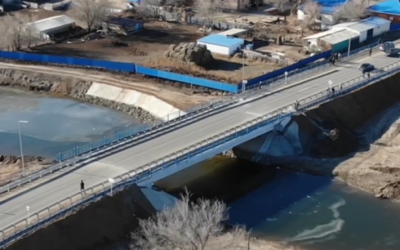 Новый мост появился на сельской дороге в Актюбинской области