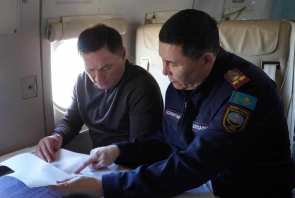 Проведено аэровизуальное обследование паводковой обстановки в Акмолинской области