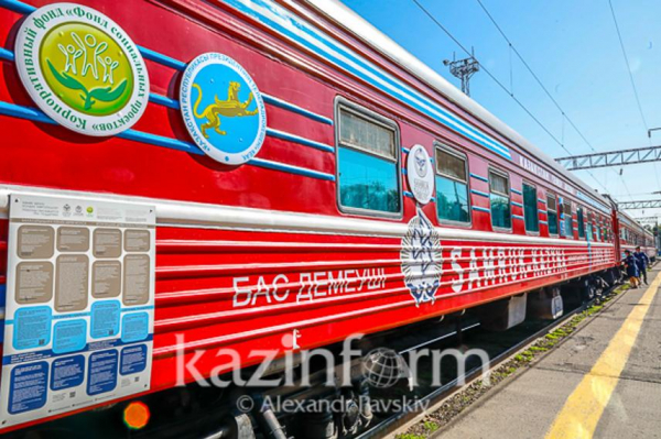 Медицинский поезд «Саламатты Қазақстан» прибудет на станцию Коктинколи Карагандинской области