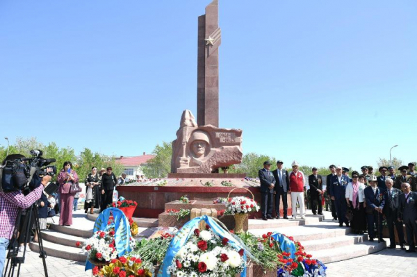 Ветеранов ВОВ поздравили в Алматинской области