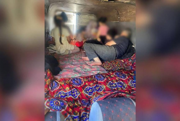 Мигрантов на топчане в «Газели» задержали на трассе в Жамбылской области