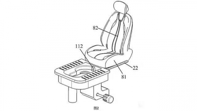 Туалет для автомобиля запатентовали в Китае