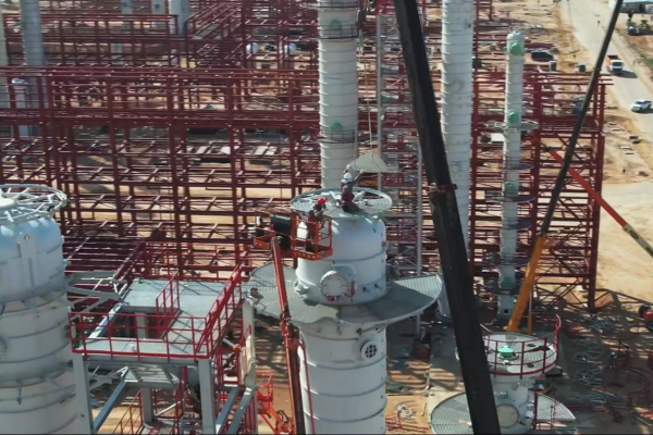 Как продвигается строительство газового завода на Кашагане: QazaqGaz провёл очередную проверку