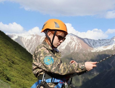 Горный лагерь для жассарбазовцев открыли в Алматы