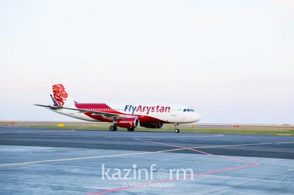На 13 часов задержали самолет FlyArystan, выполняющий рейс «Шымкент – Дели»