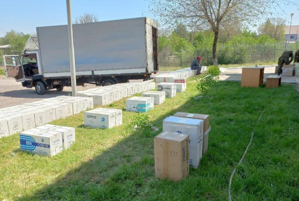 Конрабанду сигарет из Кыргызстана на 17 млн тенге пресекли на границе в Жамбылской области
