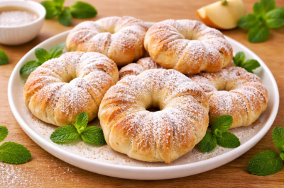 Насыпной яблочный пирог &laquo;Три стакана&raquo;: смешиваем сухие ингредиенты с тертыми фруктами &mdash; и в духовку