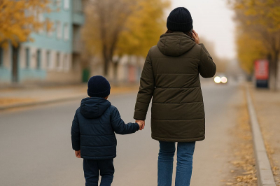 Одинокий малыш на дороге: история с хорошим концом из Атырау