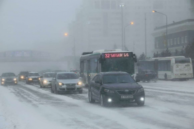 Метель и осадки продолжатся в Казахстане