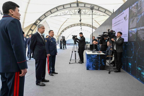 Президенту продемонстрировали проект «Сплошное видеонаблюдение в КУИС»