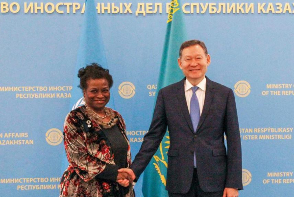 В МИД Казахстана прошла встреча с заместителем Генерального секретаря ООН