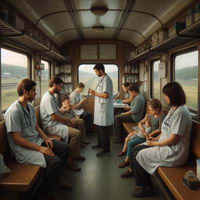 Как будет работать весной поезд здоровья в Иркутской области