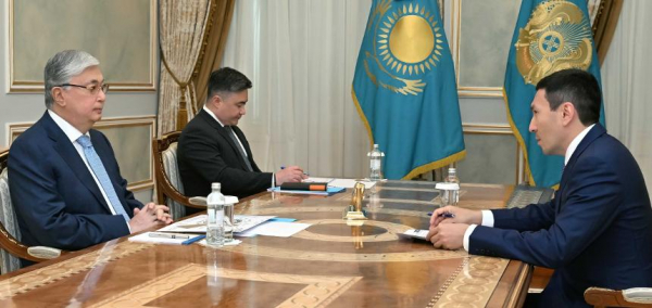 Президент принял председателя правления АО «Самрук-Қазына»
