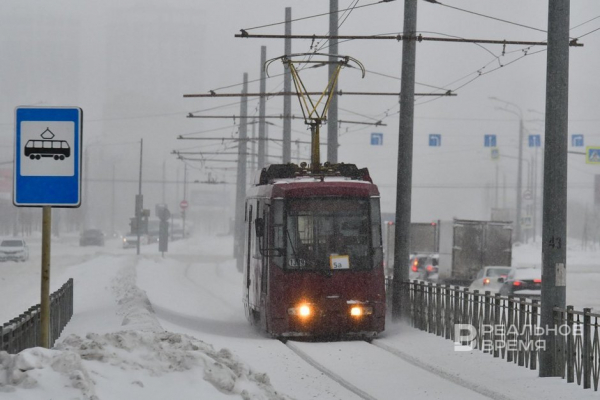 В Казани из-за повреждения контактной сети встали четыре трамвайных маршрута
