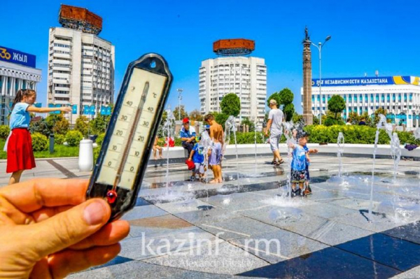 Жара в Алматы продержится до 20 июля