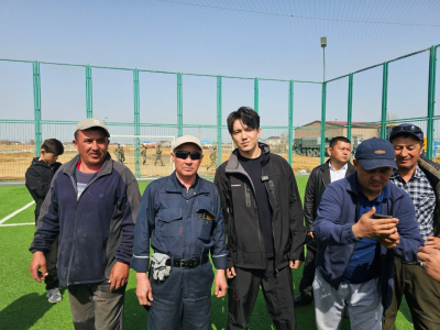 Димаш Кудайберген приехал в Кульсары