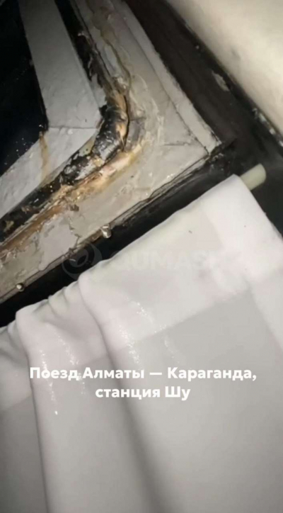 Поезд не наш: видео из старого вагона Алматы – Костанай прокомментировали в КТЖ