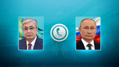 Состоялся телефонный разговор Касым-Жомарта Токаева с президентом России Владимиром Путиным