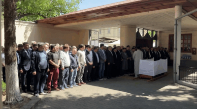 Началась церемония прощания с председателем Совета ТОКПЦ Ташкента