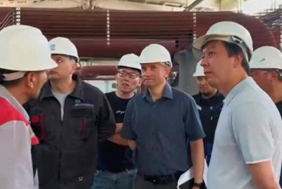 Ход строительства ТЭЦ-3 в Астане проконтролировал вице-министр энергетики РК