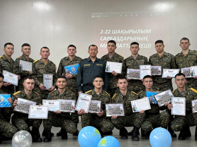 Первая ступень взрослой жизни: В Астане чествовали увольняемых в запас гвардейцев