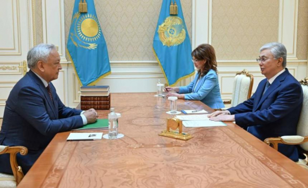 Касым-Жомарт Токаев принял председателя Союза писателей Мереке Кулкенова