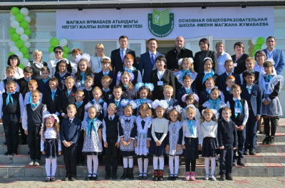 Павлодарская область: аварийную школу заменили новым современным зданием