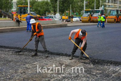 Участок шоссе Коргалжын закрыт на ремонт в Астане