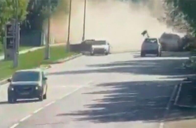 В Караганде страшная авария попала на камеры видеонаблюдения  