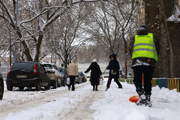 В Казани выпало в два раза больше снега, чем в 2025 году